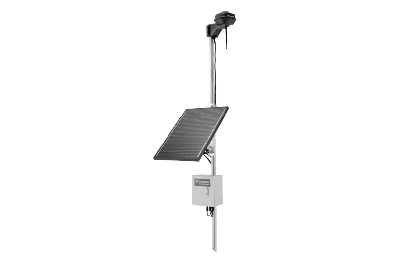 Husqvarna-zonneladersysteem voor EPOS® referentiestation