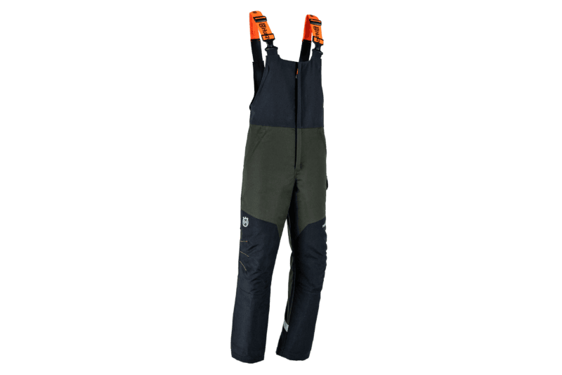 Husqvarna timmermansbroek met kettingzaagbescherming. Functional